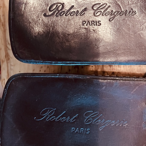 ROBERT CLERGERIE PARIS Women's Brown LEATHER platform slides  orig $540 US 6.5 - Picture 4 of 10